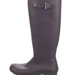 Hunter Original Tall Wellington Rainboots - Dark Purple Matte Photo 1
