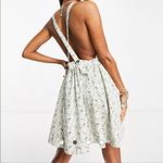 Free People  Petunia floral printed mini dress in ivory Photo 2