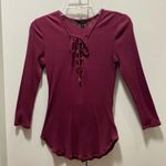 Guess - Burgundy Long Sleeve Shirt Photo 1