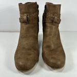 Limelight Jenelle Brown Braided Ankle Boots - Women’s Size 9 Boho Western Bootie Photo 2