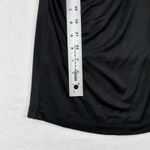 T Alexander Wang Black draped shiny jersey Ruched Mini Dress cocktail Sz‎ M READ Size M Photo 2