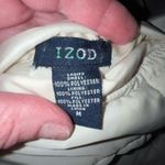 IZOD off-white/plaid reversible puffer vest medium Photo 6