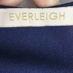 Everleigh  • Navy Flutter Hem Bell Sleeve Blouse Photo 4