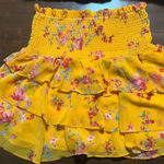 1. State Flowy orange skirt Photo 0