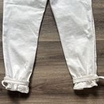 Alice + Olivia  White Women's Ankle Jeans High Waist Cropped Ankle Tie Denim 28 Photo 5