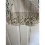 Via Signoria Silk Lace Floral Sleeveless Top Size Small Italy Fairy Whimsical White Photo 4