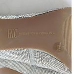 INC  Womens Silver Rhinestone Slip On Pumps Shoes 6 Medium Photo 5