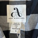 Amy Kuschel Women’s Buffalo plaid wrap dress black/white size Small Photo 2