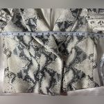 Thalia Sodi  Monochrome Snake Print Blazer Photo 10