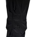 Nicole Miller Women's Black Sheath Dress Size 2 Above Knee Length Formal Photo 0