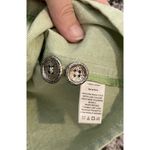 Susan Graver  Large Sage Green Denim Embroidered Jacket Floral Patchwork‎ Boho Photo 7