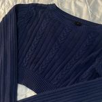 Long sleeve cropped sweater Blue Size XS Photo 0