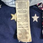 Free People Western Bohemian Embroidered Bandana Stars Chambray Shirt Large Photo 7