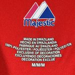 Majestic  Los Angeles Angels Jersey V-Neck Shirt Red White S/S Med EUC #0646-OC Photo 5