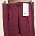 Lululemon NWT Stretch Knit High-Rise Pull-On Pant *Regular Garnet- Size Small Photo 7