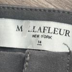 MM.LaFleur Gray Straight Leg Pants with Flat Front Photo 2