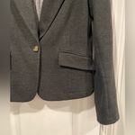 Cartonnier Anthropologie Gray Cotton Blend Everyday Blazer Button Front Size 2 Photo 3