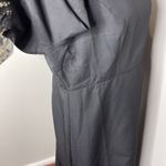 Tuckernuck New Plus‎  Pomander Place Lilith Black Gold Lace Ruffle Midi Dress XXL Photo 6