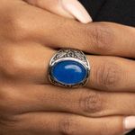 Paparazzi Sedona Dream Blue Ring (36) Photo 0