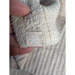 Barefoot Dreams  Women's Beige High Rib Half Zip Tunic Hoodie Size L Photo 5