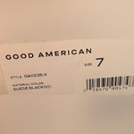 Good American NWT- The Standout Square Toe Slide in Black and Gold Size 7 Photo 9