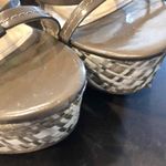 Steve Madden  Maddi woven Strappy straw wedges sandals‎ Women’s Size 10 Photo 7