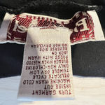 VTG Bechamel M Christmas Holiday LS Mock Neck Embroidered Santa Sleigh Rudolph Black Size M Photo 7