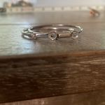 Silver Hoop Earrings, Flaw Photo 3