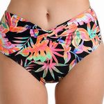 La Blanca $75 Best Escape Printed Twist-Front Bikini swim Bottoms 14 L Photo 0