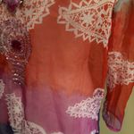 Cute Options Swimsuit Cover Beaded‎ 3/4 Sleeve Semi Photo 5