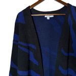 Chico's Chico’s Blue Print Lurex Cardigan Open Front, size XXL Photo 1