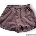 Aerie  XS shorts burgundy paperbag waist pockets​​​​​​​​​​​​​​​​​​ Photo 1