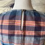 Caslon Multicolor Plaid Smocked Tank Top Photo 4