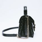 ZARA NEW ANIMAL PRINT BUCKLE CROSSBODY BAG 4.4 x 8.5 x 2.7 inches Photo 2