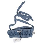 We Wore What Tie Halter Bra Top Storm S NWT | Ribbed Jersey Crisscross Halterneck Photo 3