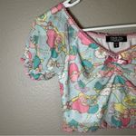 Dolls Kill Dolls Kills x Hello Kitty Little Twin Stars mesh crop top women’s size small Photo 1