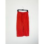 Free People  Easy Breezy Linen Cotton Midi Skirt Size 4 Coral Boho Chic Photo 3