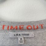 Anthropologie  Lisa Todd Time Out V Neck Sweater Women's XS Photo 4