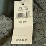 Aerie NWT  Wireless Allover Floral Lace Bra in Green Photo 6