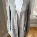 Wild Fable  Light Gray Oversized Balloon Sleeve Cardigan Sweater Size Large Photo 6