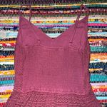 Abercrombie & Fitch Red Sleeveless V-Neck A-Line Midi Dress Photo 4