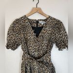 Marissa Webb Collective Carly Leopard Cheetah Mini Dress size 2 $398 Brown Photo 8