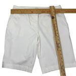 Tommy Bahama Bermuda Shorts White Cotton Blend Women’s Size 8 Photo 3
