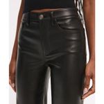 Abercrombie & Fitch A&F 90s Straight Leg  Ultra Hi Rise Faux Leather Pants Black 31/12 Moto Edgy Y2K Photo 11