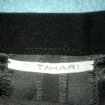 T Tahari Peter Pan pleated dress pant jogger style high rise office NEW size 6 Photo 5