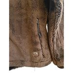Mountain Hardwear  Teddy Fleece Full Zip Jacket Women's Size S Brown WindStopper‎ Photo 5