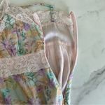 Love Shack Fancy  Rusalina lace satin slip dress pastel floral dainty feminine Sz 0 Photo 6