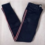 Zara Basic Navy Blue Skinny Stretch Jeans with Side Stripes Size 4 Photo 0