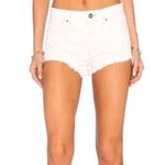 Free People Logan Denim Shorts in Optic White Photo 1