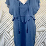 See By Chloe Blue Tiered Tassel Boho Dress Photo 0